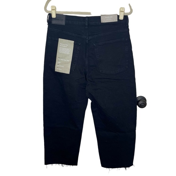 NEW WITH TAGS Everlane Black The Way-High Straight Leg Jean in Size 31 Short - Picture 5 of 10